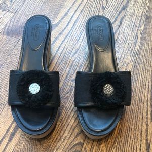 Coach wedge sandals